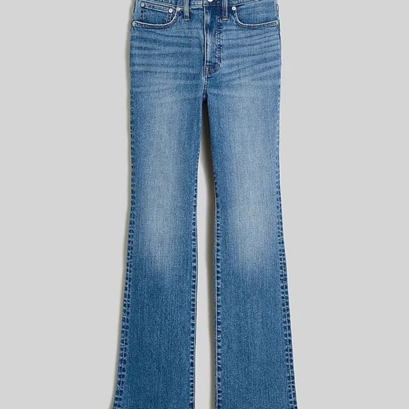 Madewell NWT Skinny Flare Jeans in Fairson Wash Size 28 - Picture 4 of 8